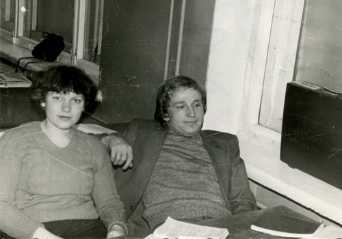 Ольга Загвязинская, Владимир Бызенков. 1982 год.